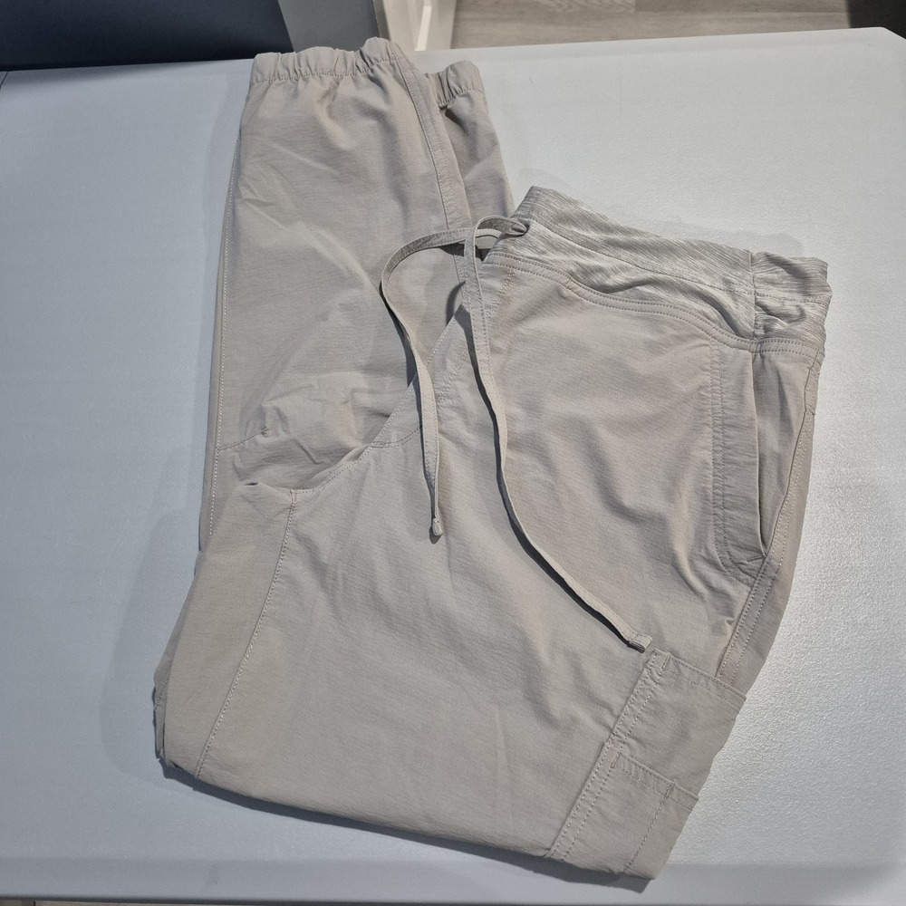 Duluth Pants Womens 14 Gray Armachillo Joggers Cargo Cooling Performance Hiking